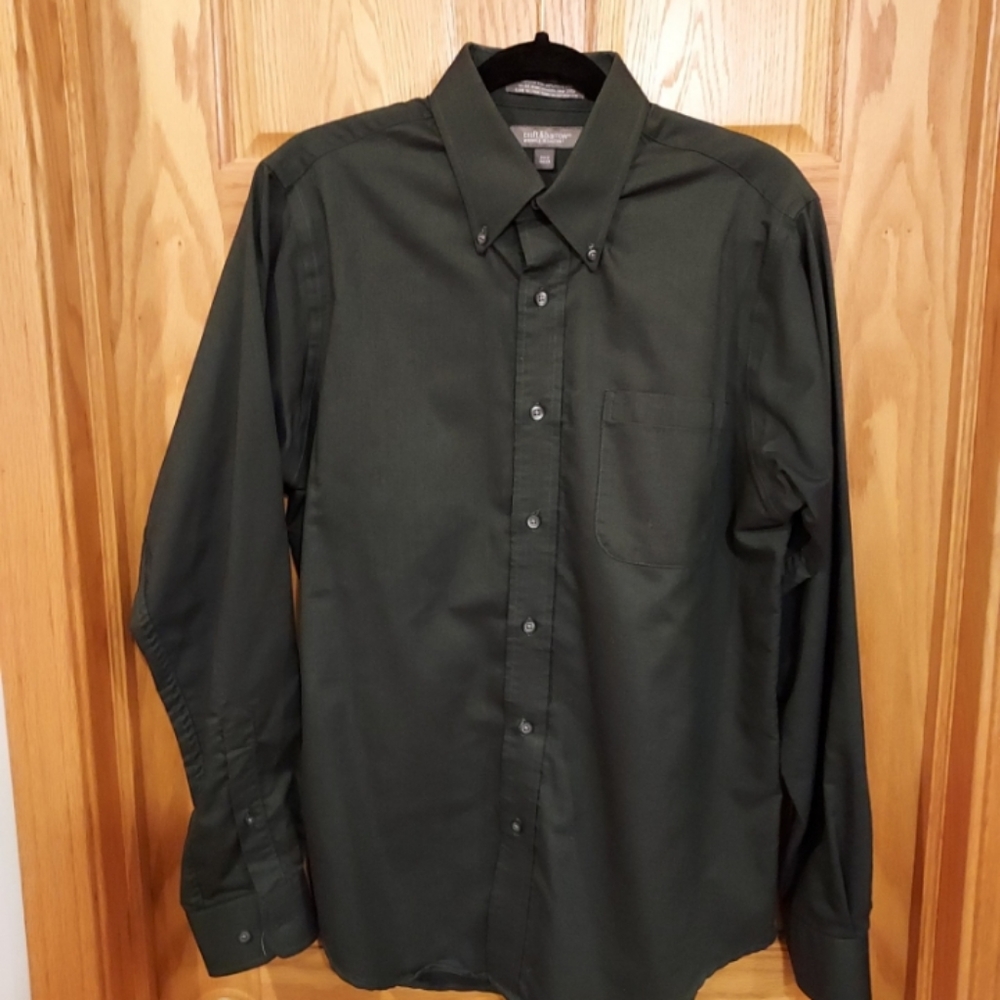Men's Croft & Barrow Button Down Shirt Heavy Material
